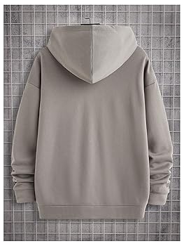 SOLY HUX Men's Graphic Zip Up Hoodies Streetwear Jacket